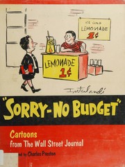 Front cover of "Sorry--no budget" by Preston, Charles