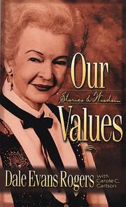 Cover of: Our Values: Stories and Wisdom