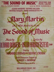 Cover of: The Sound of Music. Selection for one piano, four hands ... Arranged by David Carr Glover, etc