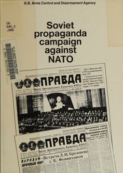 Cover of: Soviet propaganda campaign against NATO