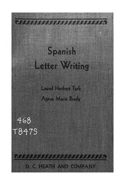 Cover of: Spanish letter writing