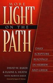 Cover of: More light on the path: daily scripture readings in Hebrew and Greek