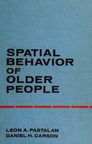 Spatial Behavior of Older People