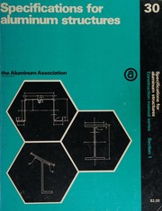 Specifications for Aluminum Structures (Aluminum Association manual, Section 1)
