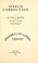 Cover of: Speech correction