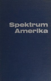 Front cover of Spektrum Amerika by Wulf Stratowa