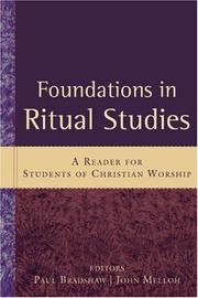 Cover of: Foundations in Ritual Studies by 