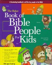 Cover of: Baker book of Bible people for kids | Terry Jean Day