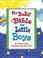 Cover of: My baby Bible for little boys