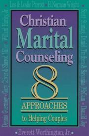 Cover of: Christian Marital Counseling: Eight Approaches to Helping Couples