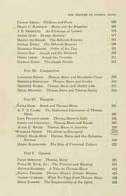Cover of: The stature of Thomas Mann: A critical anthology