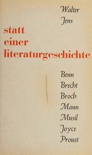 Cover of: Statt Einer Literaturgeschichte
