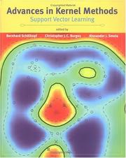 Cover of: Advances in Kernel Methods: Support Vector Learning
