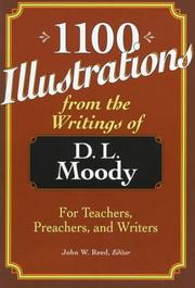 Cover of: 1100 illustrations from the writings of D.L. Moody by Dwight Lyman Moody