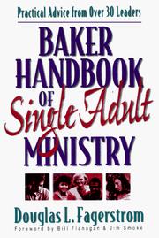 Cover of: Baker handbook of single adult ministry