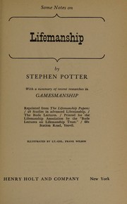 Cover of: Stephen Potter on Lifemanship