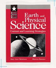 Cover of: Earth and physical science: content and learning strategies