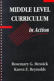 Cover of: Middle level curriculum in action
