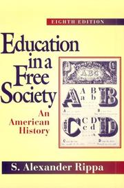 Cover of: Education in a Free Society by S. Alexander Rippa