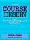 Cover of: Course Design