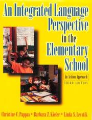 Cover of: An integrated language perspective in the elementary school by Christine Pappas