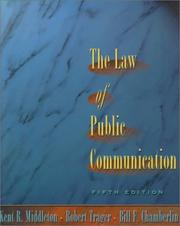 Cover of: Law of Public Communication, The