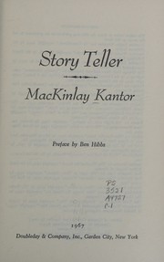 Cover of: Story teller.