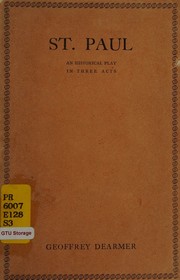 Cover of St. Paul by Geoffrey Dearmer