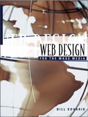 Cover of: Web design for the mass media