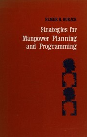 Cover of: Strategies for manpower planning and programming