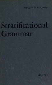 Cover of: Stratificational grammar: a definition and an example
