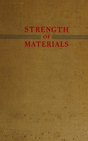 Cover of: Strength of materials