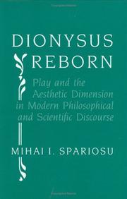 Dionysus reborn by Mihai Spariosu