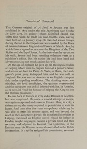 A stroll to Syracuse by Johann Gottfried Seume
