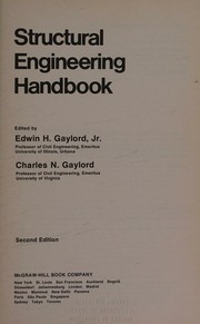 Cover of: Structural engineering handbook