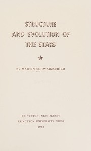Cover of: Structure and evolution of the stars