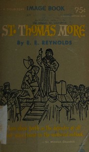 Cover of: St. Thomas More