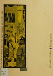 Cover of: Student activism. by Irving Howe, Irving Howe
