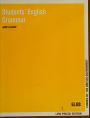 Cover of: Students' English grammar