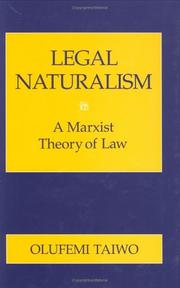 Legal naturalism by Olúfẹ́mi Táíwò