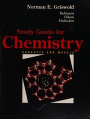 Cover of: Study guide for Chemistry-concepts and models: by Robinson, Odom, and Holtzclaw