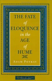 Cover of: The fate of eloquence in the age of Hume