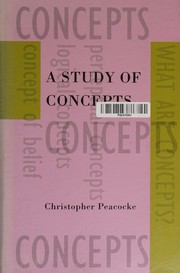 Cover of: Study of concepts