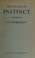 Cover of: The study of instinct
