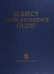 Cover of Subject cross reference guide by national library service corporation.
