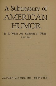 Cover of: A Subtreasury Of American Humor