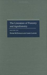 Cover of: The literature of forestry and agroforestry