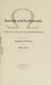 Cover of: Suicide and Euthanasia