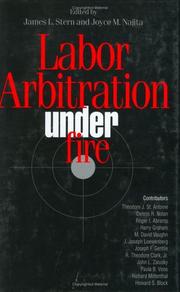 Cover of: Labor arbitration under fire