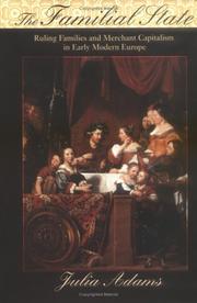 Cover of: The Familial State by Julia Adams